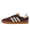 Adidas Samba OG Maroon Women Sneakers Red Cream-White Gold-Metallic ID0477