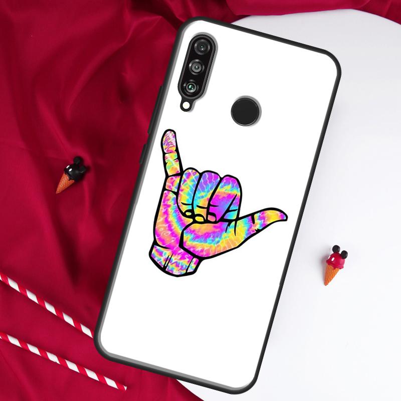 Shaka Surf Hang loose For Huawei Nova 9 SE 10 5T Y90 Y70 Y60 Y61 Y91 Y72 12i 12s 11i P60 Pro P20 P30 P40 Lite Case