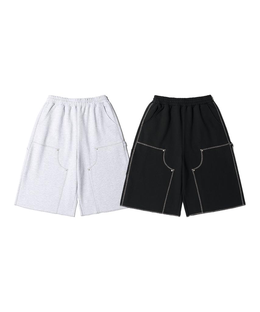 AECA Aeca Double Knee Sweat Shorts (2Colors)