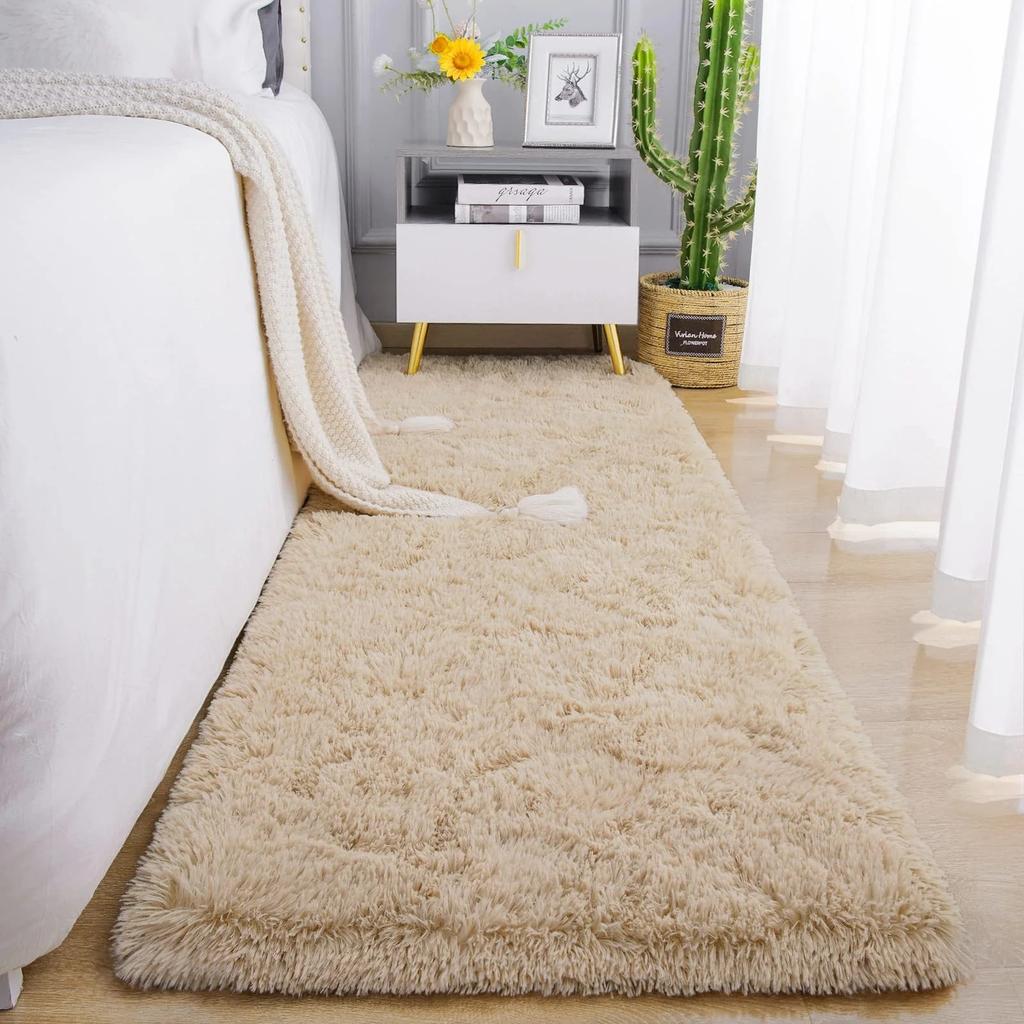 Soft Plush Machine-Washable Corridor Living Room Carpet, Bedroom Home Decoration Carpet, Multiple Colors To Choose From