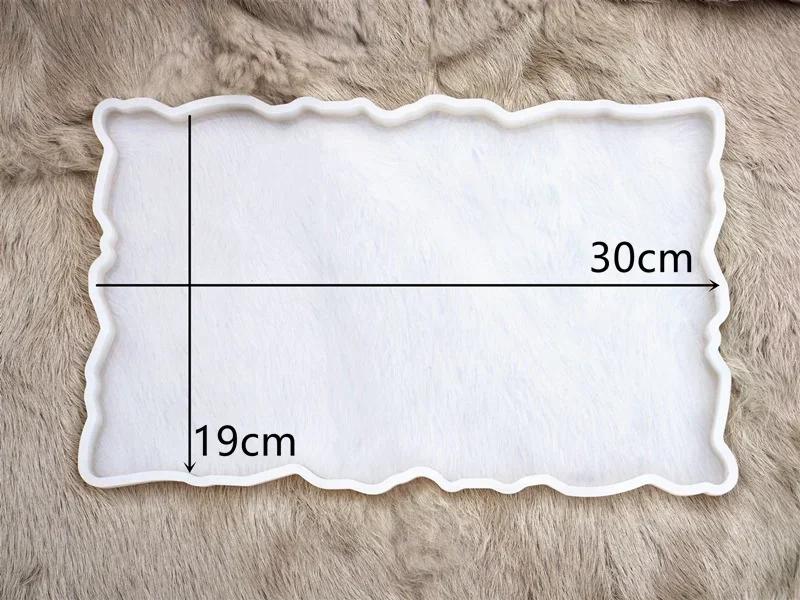 

Новая форма для подноса, силиконовая форма, форма для смолы для DIY, форма из кристально чистой эпоксидной смолы, силиконовая форма, фруктовая тарелка, чайная тарелка, подставка для стола, изготовление, украшение для дома