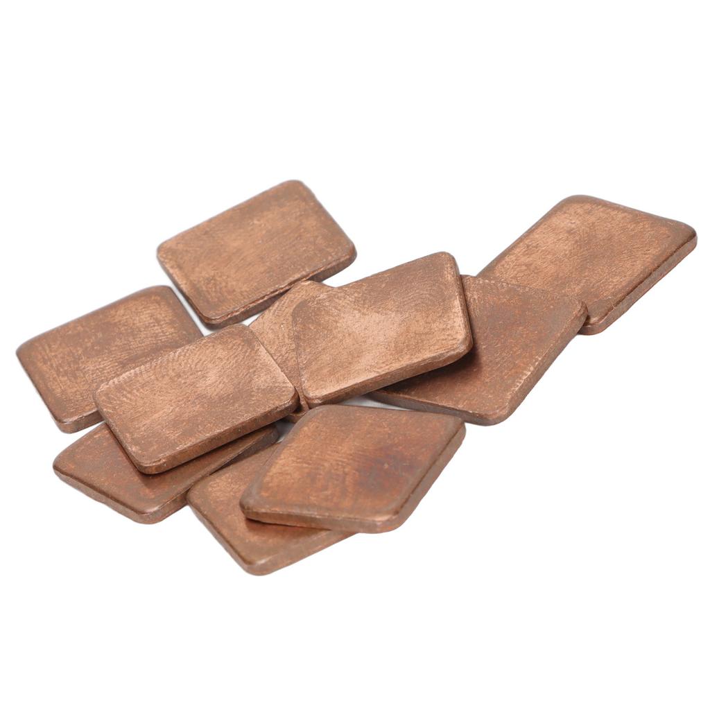 100pcs Htsink 401w/mk Thermal Conductivity Burr   Glossy Copper Material Small Htsink for Laptop GPU CPU