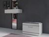 Opal White Shoe Cabinet Seat 4 Shelves For Hallway For Shoes For Home For Office