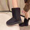 Snow boots women's 2025 new autumn and winter piled thickened women's shoes warm snow cotton shoes snow boots high boots foreign trade