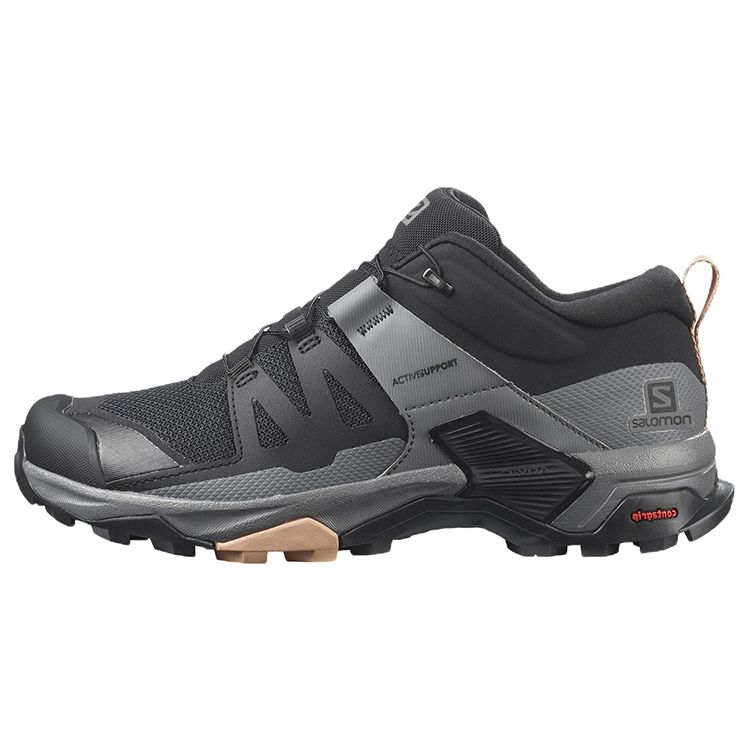 SALOMON X Ultra 4 Low Durable Outdoor Shoes Women Shoes Black 412851
