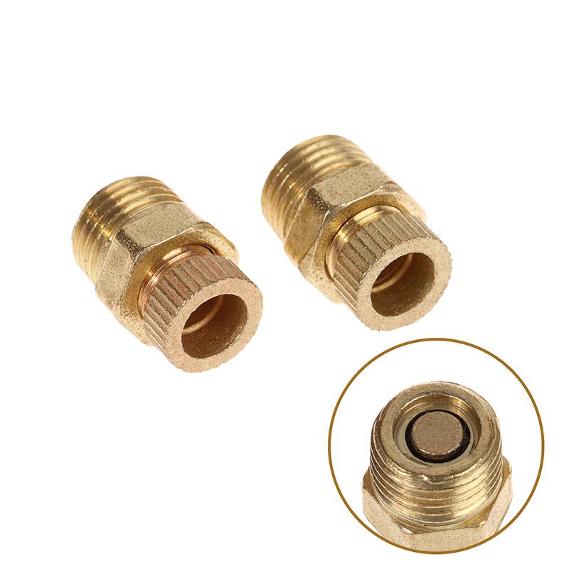 2Pcs Hardware Accessories Small Air Pump Accessories Silent Air Compressor Drain Valve Screw Copper Hand Tools