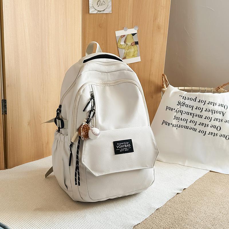 Backpack Men's New Japanese Fashion Large Capacity Computer Travel Backpack Casual Female High School Student School Bag Tide