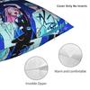 Alien Stage Anime Square Pillow Cases Cushion Cover Funny Zipper Decorative Pillowcase for Home 40x40cm