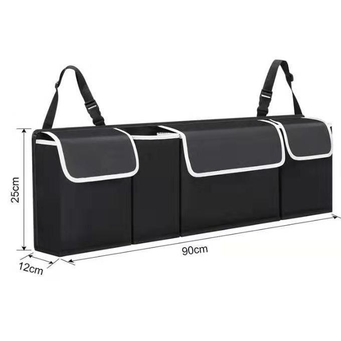 Temu Multifunctional Car Seat Back Organizer - Oxford Cloth Hanging Storage Bag