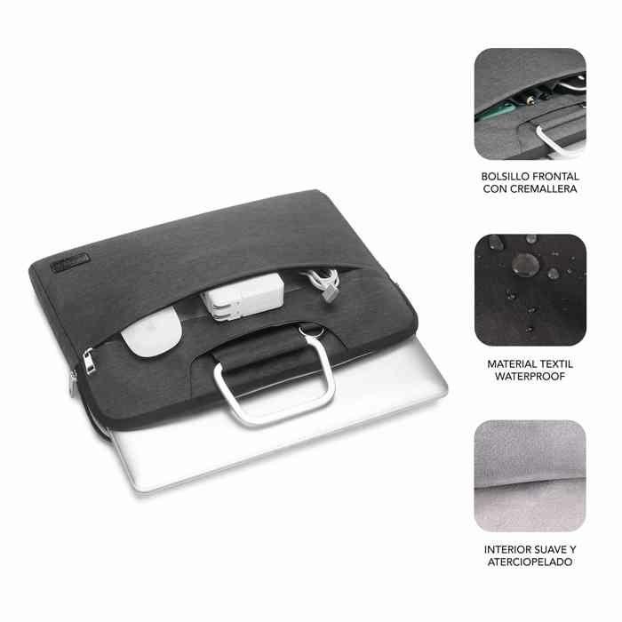 Housse Pour Ordinateur Portable - Subblim - Business - Gris - 14 Pouces - Unisexe