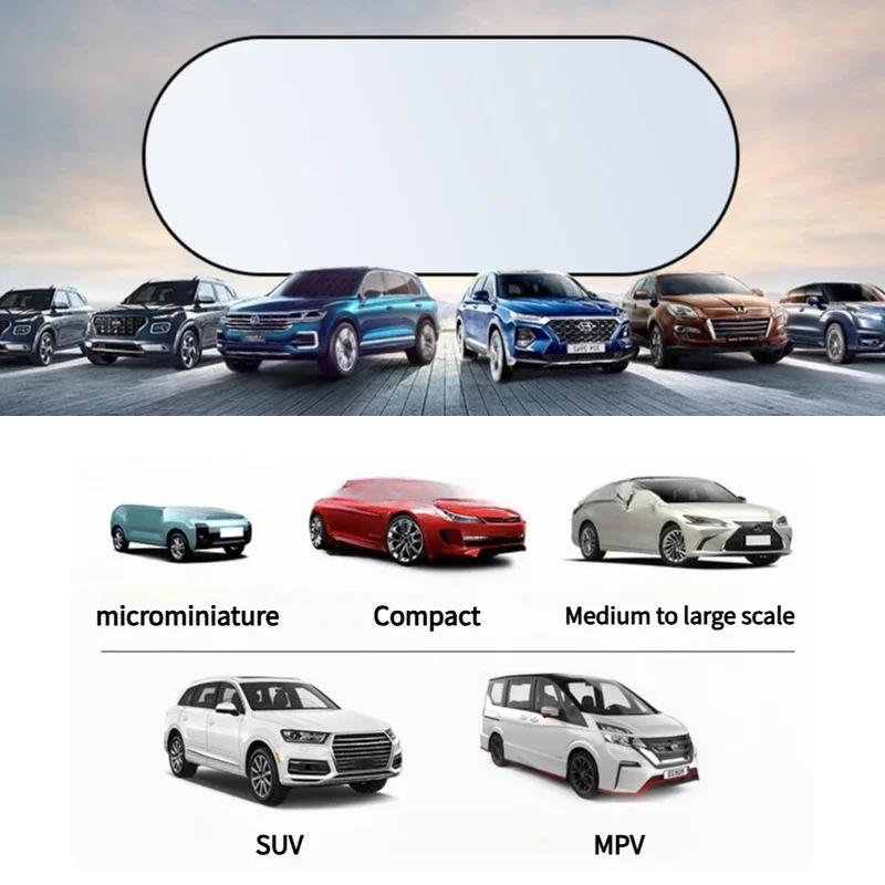 Car Sun Shade UV Protection Folding Auto Rear Window Sunshade Universal Automobile Back Window Sunshade