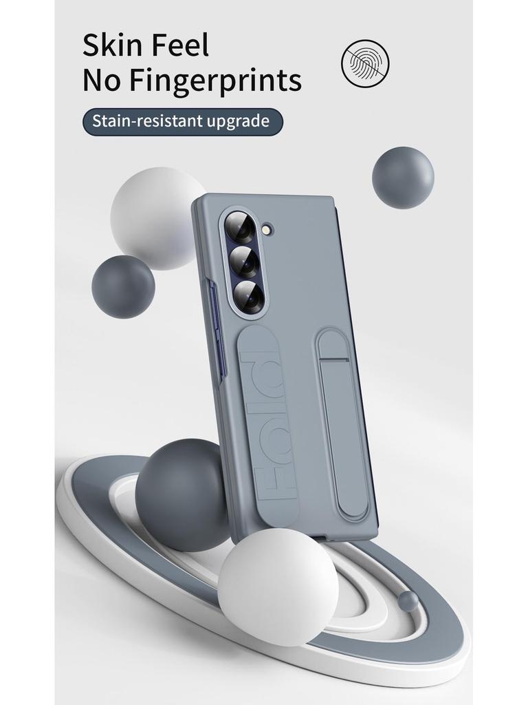 Samsung Galaxy Z Fold 7 Case with Vertical Wrist Strap & Stand - Full Coverage, Anti-drop Protection