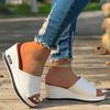 Fashion Womens Slippers Plus Size Wedges Summer Fish Mouth Sandals Lightweight Slope Heels Beach Flip Flops for Female Basic Chinelos