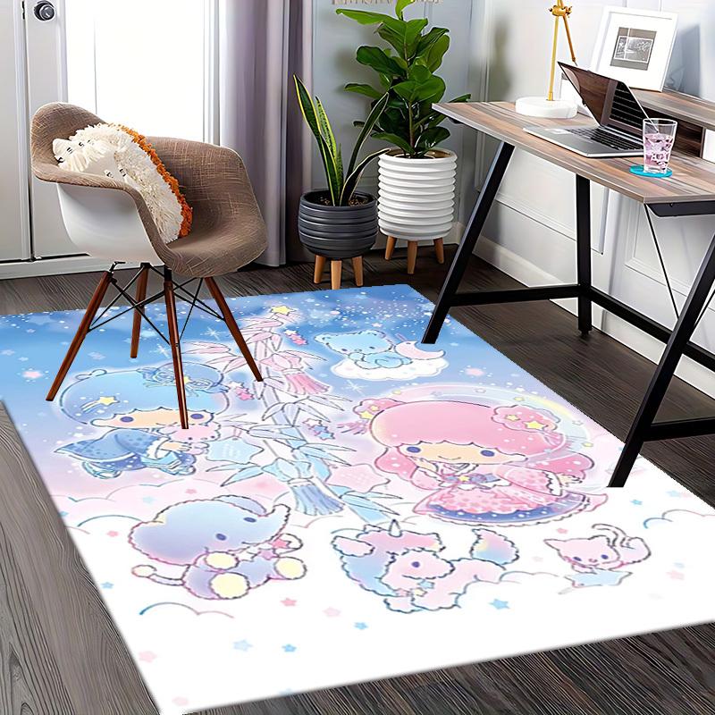 Anime Cartoon Design Chair Mat - Festival Gift for Office, Home Decor, Living Room, Bedroom, Game Room & Dormitory Carpet (Seasonal Universal).E053