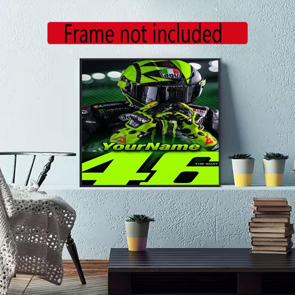 Doctor46 Personalized Name Round Diamond Painting Kit Diamond Embroidery Painting Rhinestones Mosaic Frameless Handwork Decoration Arts