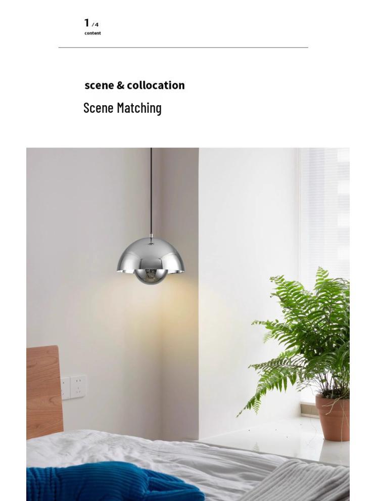 Nordic Minimalist Danish Bud Pendant Lamp for Bar, Restaurant, Bedroom, or Study