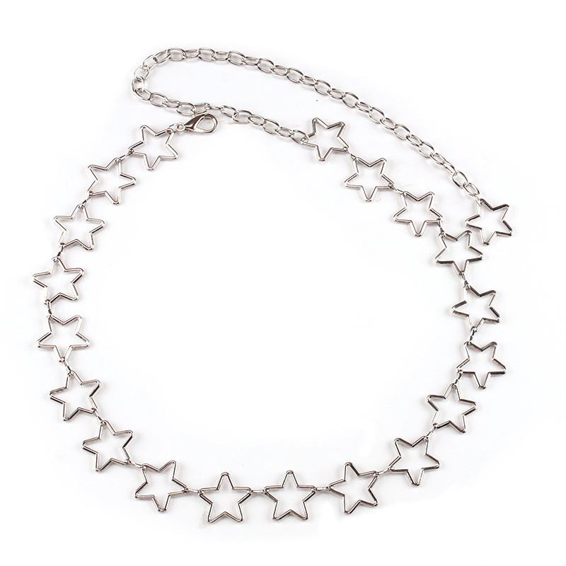 Fashion Star Pattern Body Chain With Alloy Material For Women Casual Wear