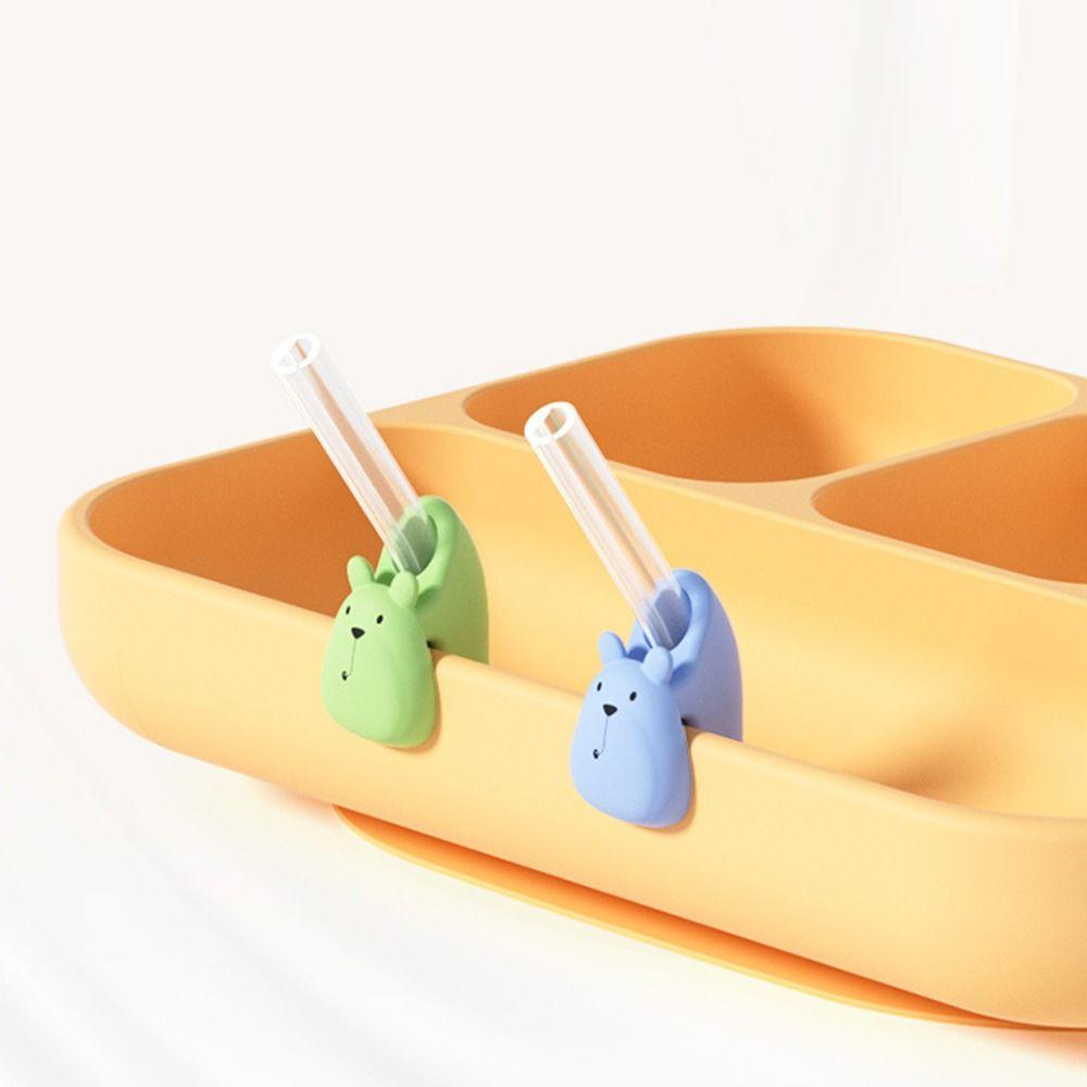 Portable Baby Buckle Straw Multi-function Water Cup Accessories Children's Silicone Suction Soft