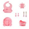 Silicone Suction Cup Bowl & Spoon Set for Babies - Children's Tableware