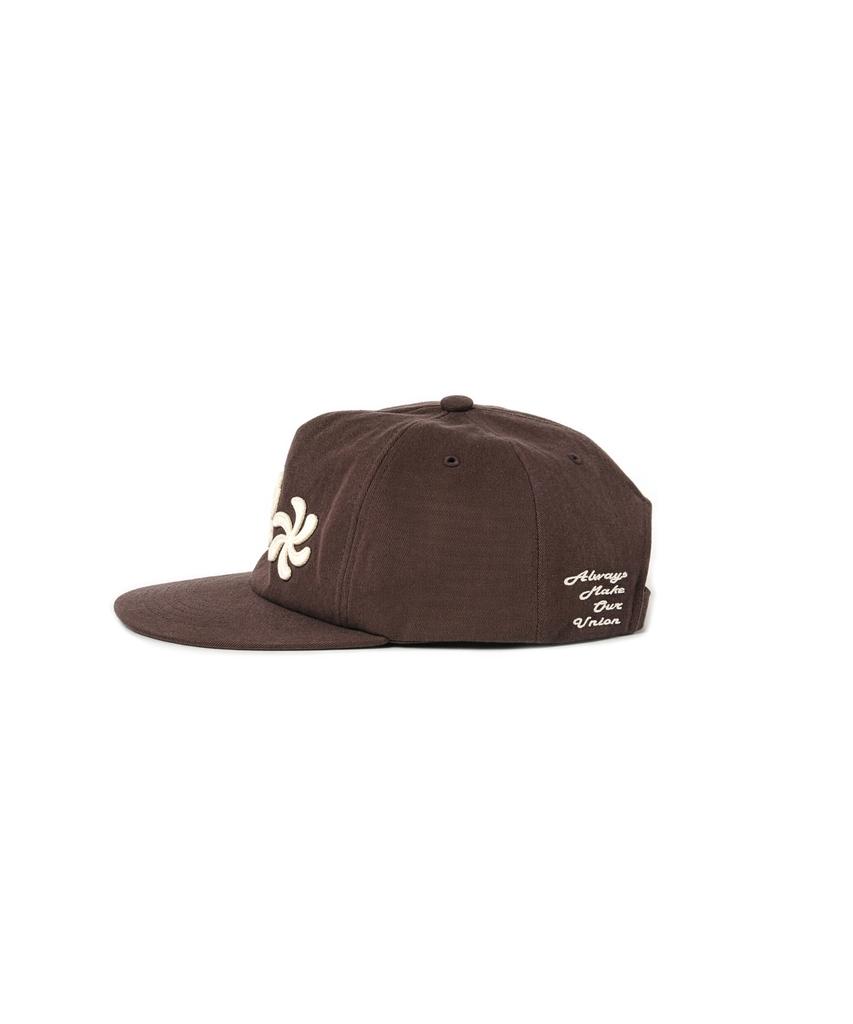 AMOU Spiral 5Pannel Cap Brown