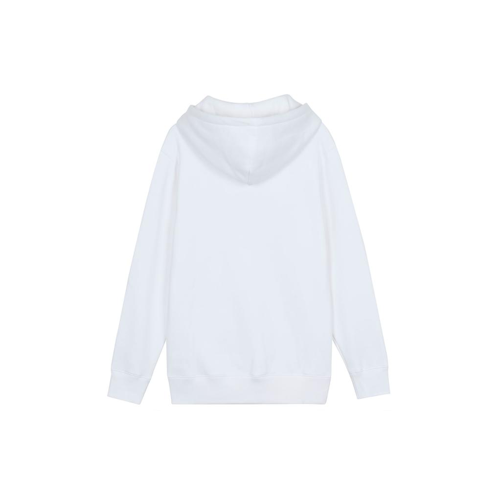 Vans Klasická mikina s kapucňou z fleecu s logom Unisex mikiny Biela VN0A3TXIWHT