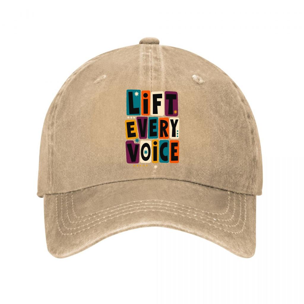 Bold Unity Letter Block Message New Vintage Washed Cotton Baseball Cap Sun Hats