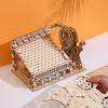 OUZEY Circuit de Billes en Bois 3D, Kits de Blocs de Construction Puzzle DIY pour Adultes Adolescents, Jouet Éducatif STEM Cadeau Unique