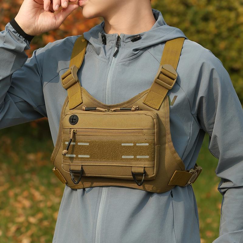 Taktische Multifunktions-Brusttasche für Herren – Ideal zum Laufen, Wandern und für Fitness