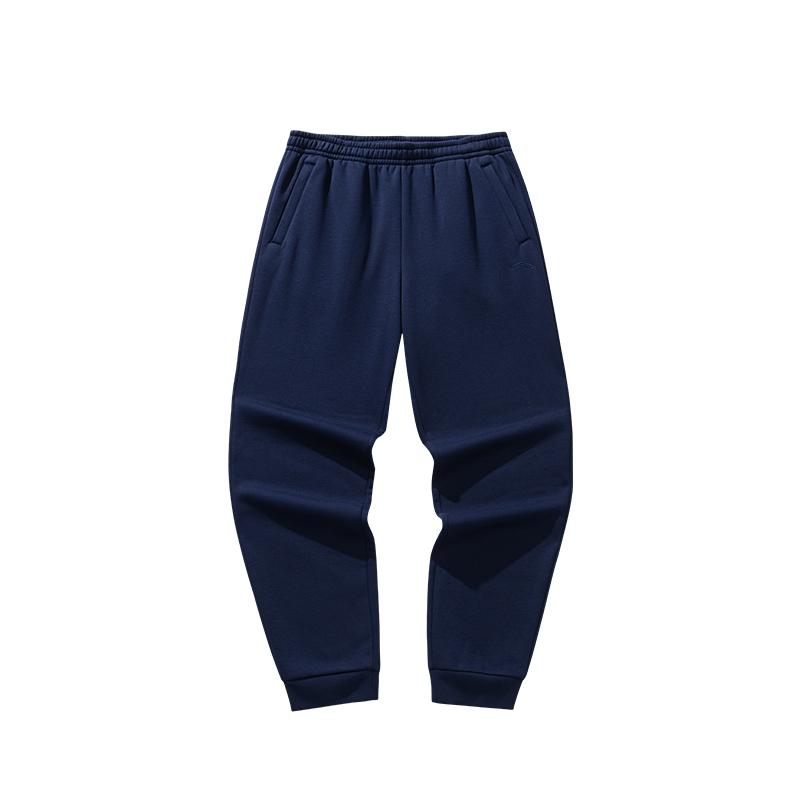 

Anta Модные зауженные теплые тренировочные брюки на флисовой подкладке для осени и зимы Мужские брюки 952547308-2 S