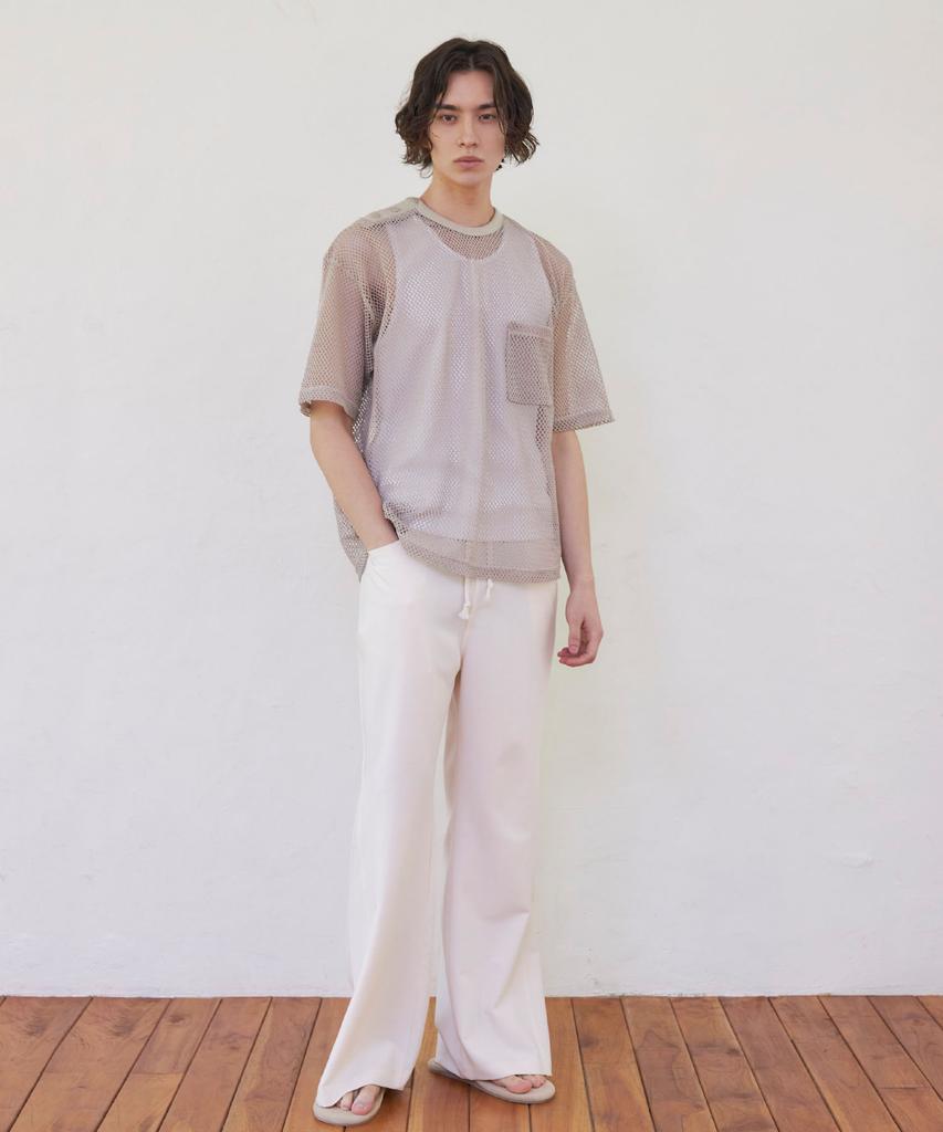 SENTAIR Summer Net Half T-Shirt _Beige