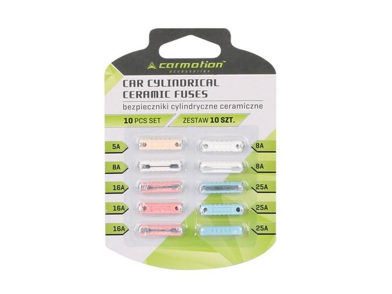 Fusibles cylindriques en céramique, 10 pièces. 1
