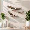 3Pcs Wooden Eagle Wall Decoration Eagle Pattern Wall Hanging Art Vintage Decor for Beach House Bedroom Living Room Nautical Wall Ornaments