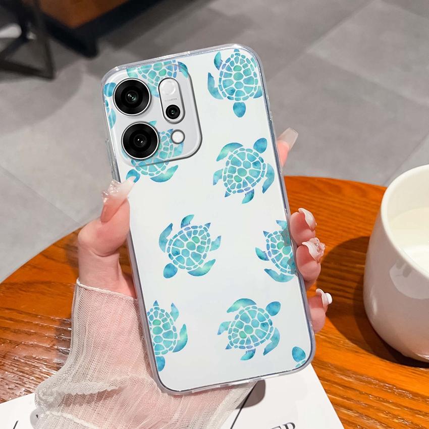 For Oppo Reno14 Pro Realme C71 C75 C75x Ultra Thin Clear Phone Case Cute Panda Pattern Dustproof Protection Soft Transparent Back Cover For Oppo Shell