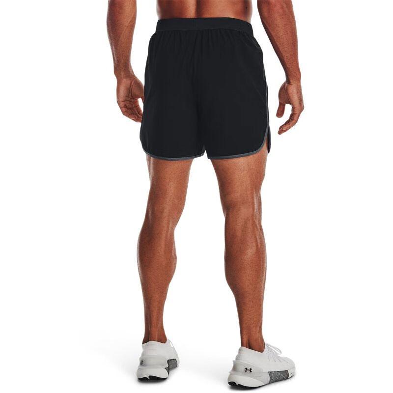 Under Armour Shorts d'entraînement 6 pouces à taille élastique couleur unie Homme Bas Noir 1377027-001