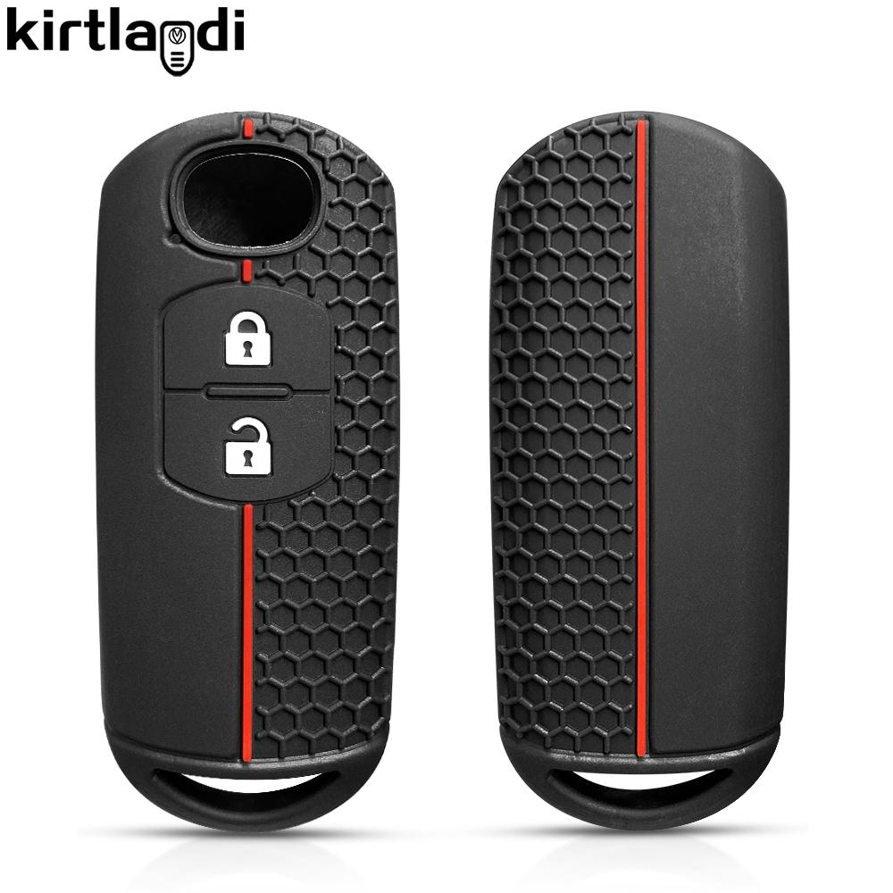 Silicone Car Remote Case Key Cover For Mazda Cx5 Cx3 Cx-5 Mazda3 Mazda2 Demio Scrum 5 Cx8 Cx4 Cx7 Cx9 Mx5 X5 Holder Keychain