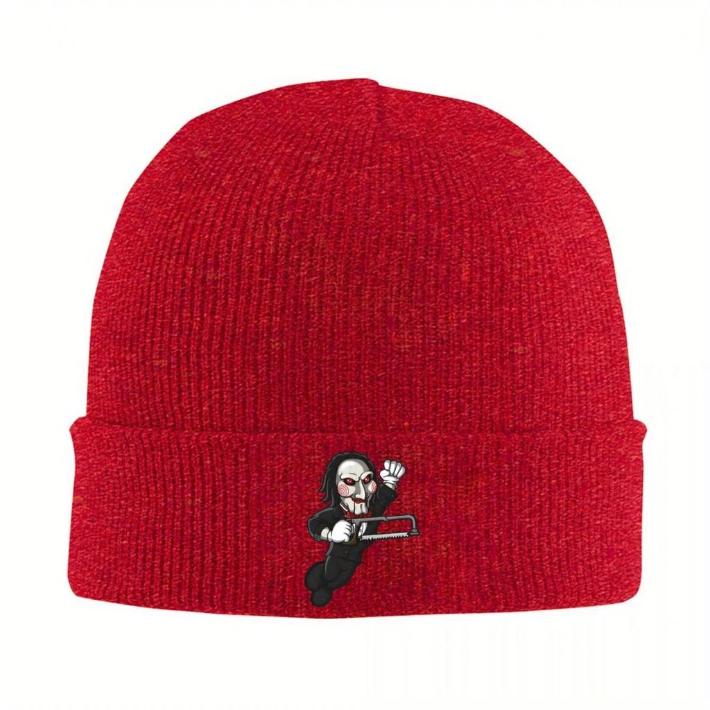 New Horror Saw Knit Hat Beanies Winter Hat Warm Casual Movie Billy Mask Caps For Unisex Women