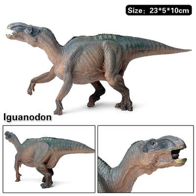 Children's Dinosaur Toy Simulation Solid Dinosaur Model Iguanodon Tyrannosaurus Animal Plastic Model Decoration Gift