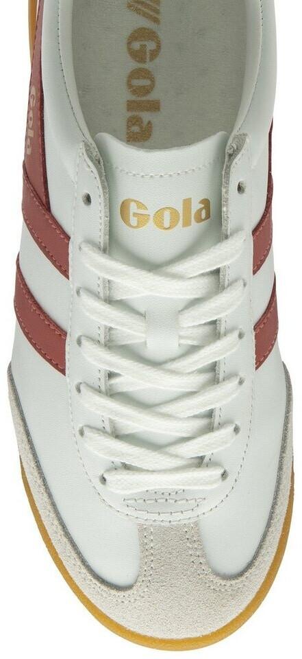 Gola Classics Men's Torpedo Leather Trainers White/deep Red/sapphire