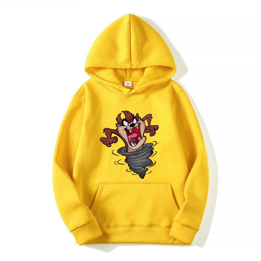 Taz-Mania Hoodie Men Women Sweatshirt Print Unisex Streetwear Hip Hop Style New Autumn Winter Fashion Hip Hop Tops Clothes Male