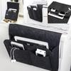 Filz Nachttisch Aufbewahrungsorganizer Tragbarer Bettorganizer Taschen Sofa Caddy Mehrfacher Hängeorganizer für Fernbedienungen Telefon Brille
