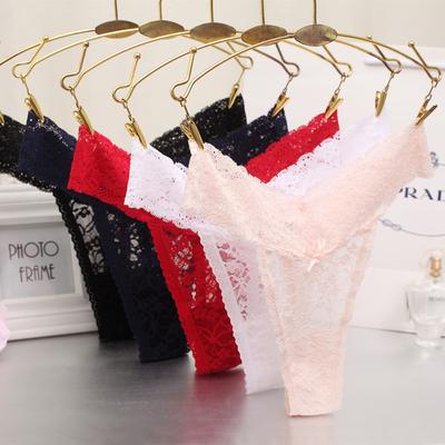 Conjunto de 3 peças de calcinhas femininas tamanho grande, fio dental, calcinhas transparentes de renda, calcinhas sensuais.