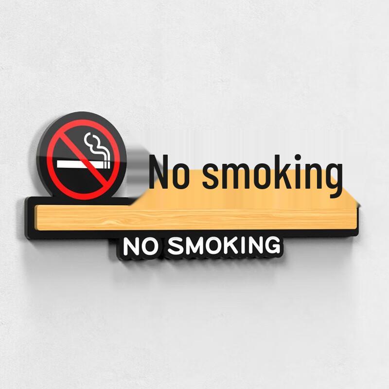 Acrylic Restroom & Office No Smoking Sign