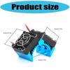 Motor Heat Sink with Double Cooling Fans for 1/8 Scale Remote Control Car Motors 4074 4274 1515 Model Modificatin Kits