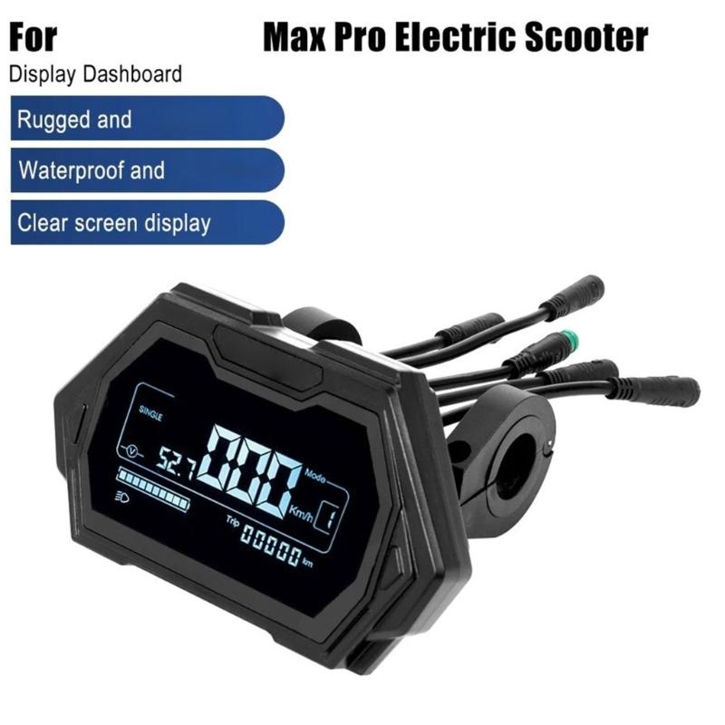 Sterke ABS Constructie Scooter LCD Snelheidsmeter met Zonlicht Leesbaar Interface & Schokbestendigheid Upgrades voor KukirinG3Pro