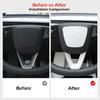 For Tesla Model Y Juniper 2025 2026 Steering Wheel Cover Model 3 Highland Matte White Steering Wheel Trim Kit Protector Accessor