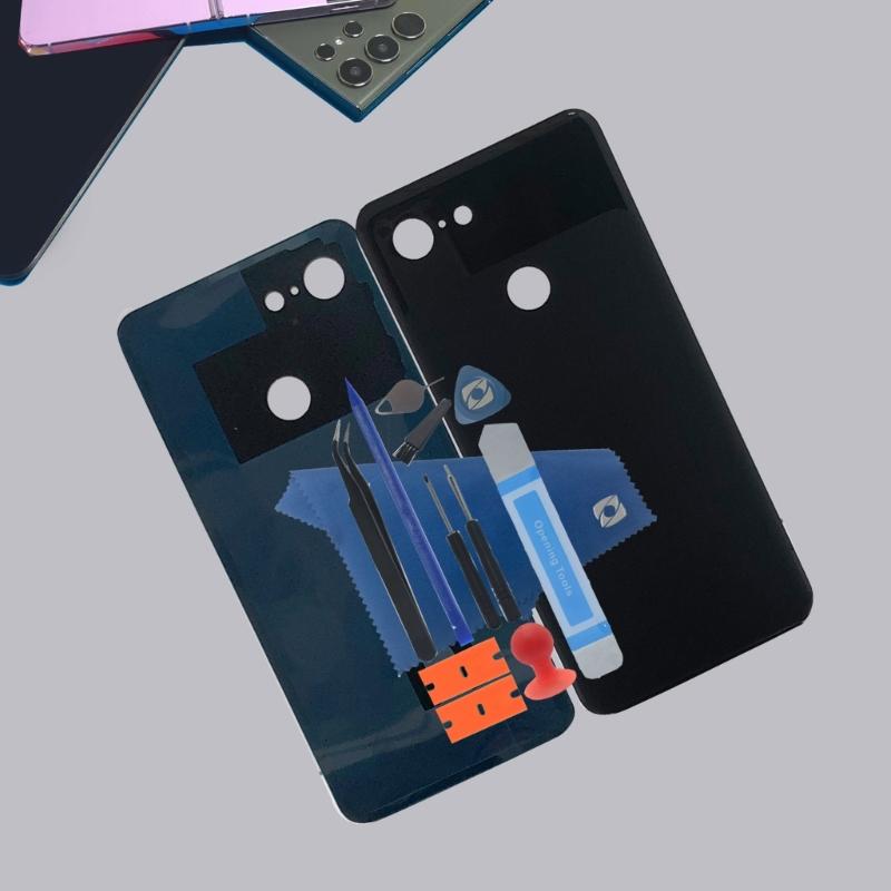 Handy Rückglas Rückwand Rücktür Gehäuse für Pixel 3 5.5" Handy Zubehör Ersatz Rückglasabdeckung