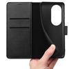 Coque - Phonillico - Honor 90 Smart 5G - Portefeuille Noir - Semi-rigide - Effet Cuir