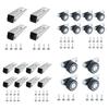 Yousheng 4/8Pcs Vertical Track Roller Wheel, Load-Bearing Anti-Sag Sliding Door Bottom Rollers, Heavy Duty Sliding Door Bottom Guide for Wardrobe
