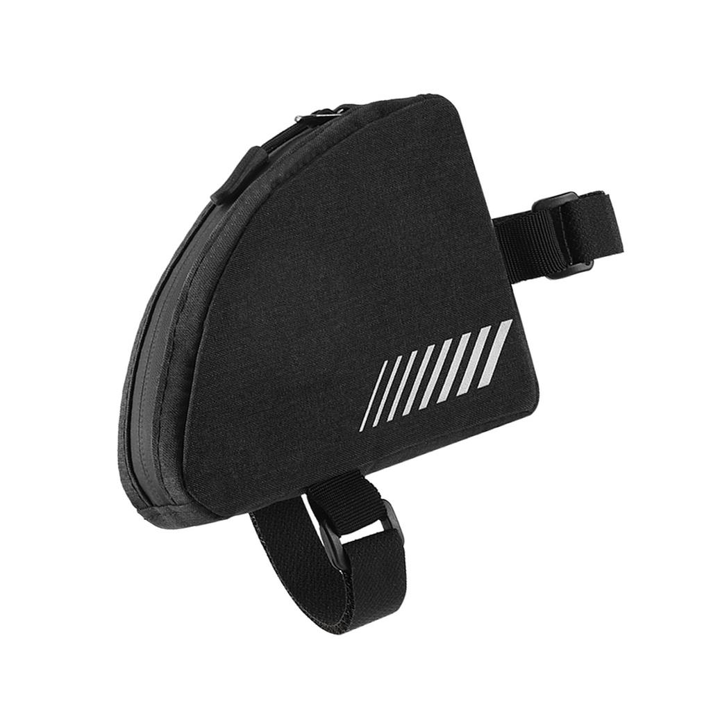 Borsa per Tubo Orizzontale Bici Custodia Compatta Riflettente Design Impermeabile per Bici da Strada Montagna Accessori per Ciclismo