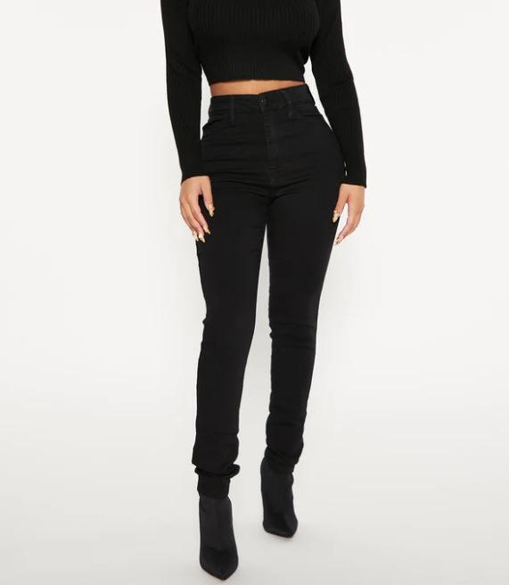 Europäische & Amerikanische Damen High Waist Slim Fit Bleistiftjeans 2025